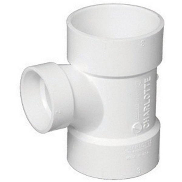 Charlotte PVC004011000HA 2 x 2 x 105 in PVC Sanitary Tee 42680